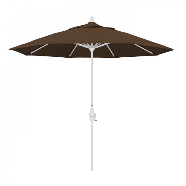 California Umbrella Patio Umbrella, Octagon, 102.38" H, Olefin Fabric, Teak - 194061018477