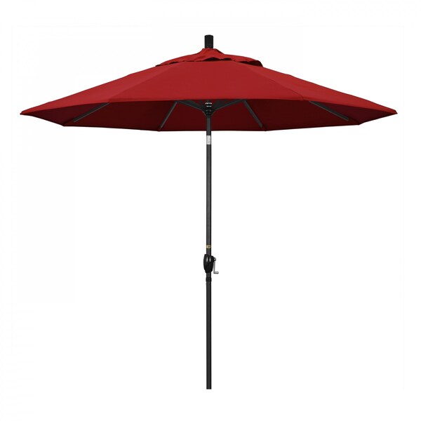 California Umbrella Patio Umbrella, Octagon, 101" H, Pacifica Fabric, Red - 194061035337