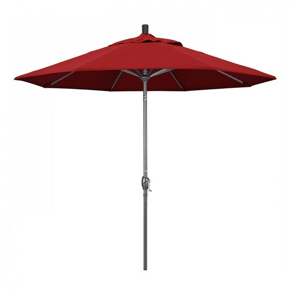 California Umbrella Patio Umbrella, Octagon, 101" H, Pacifica Fabric, Red - 194061032633