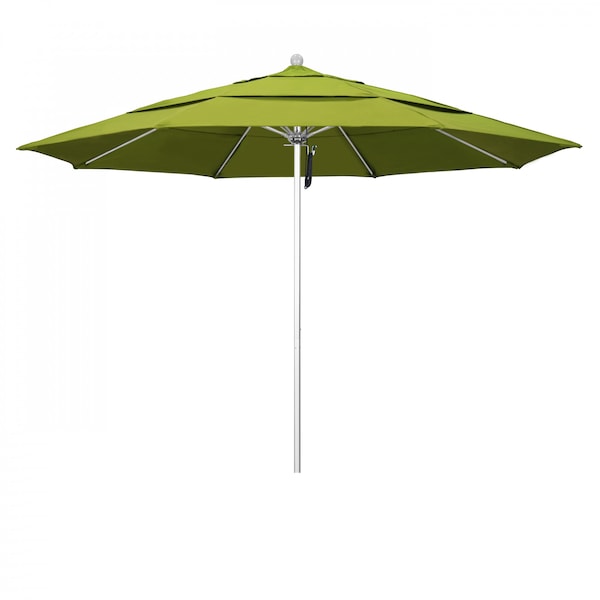 California Umbrella Patio Umbrella, Octagon, 107" H, Pacifica Fabric, Ginkgo - 194061000687