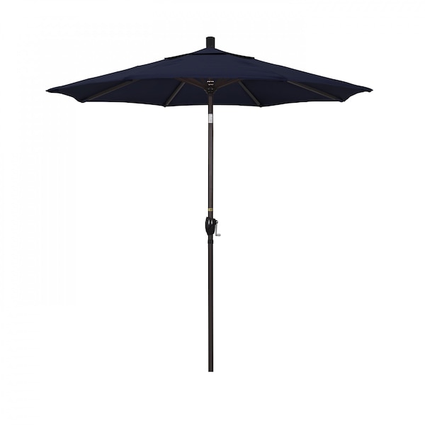 California Umbrella Patio Umbrella, Octagon, 95.5" H, Pacifica Fabric, Navy - 194061030127