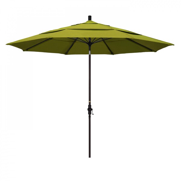 California Umbrella Patio Umbrella, Octagon, 109.5" H, Pacifica Fabric, Ginkgo - 194061021187
