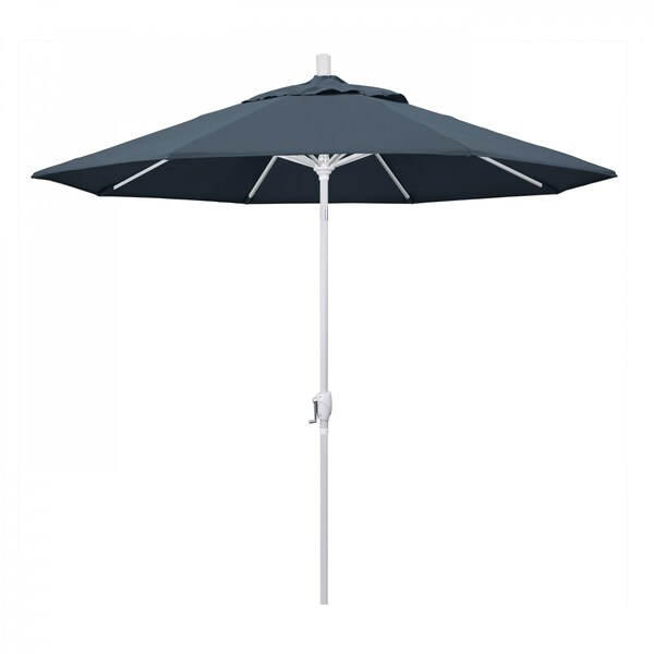 California Umbrella Patio Umbrella, Octagon, 101" H, Pacifica Fabric, Sapphire - 194061034576