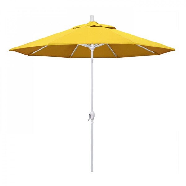 California Umbrella Patio Umbrella, Octagon, 101" H, Olefin Fabric, Lemon - 194061034262