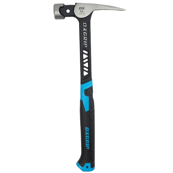 Ox Tools Pro Ultrastrike Framing Hammer - Milled Face | 28-Ounce / 800-Grams - OX-P087028