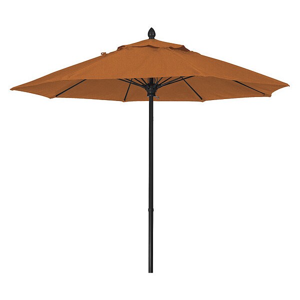 Fiberbuilt Market Umbrella 8Rib Push Up, Tan, 7.5 ft. - 7MPUK-4614