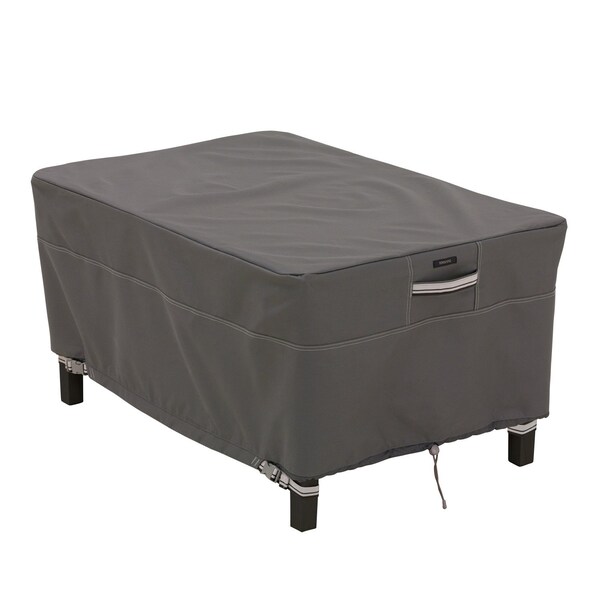 Classic Accessories Ravenna Small Rectangle Ottoman/Table Cover, 32"x22" - 55-166-025101-EC
