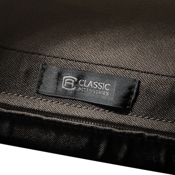 Classic Accessories Patio Lounge Chair/Loveseat Back Cushion, 25 x 22 x 4 Inch, Espresso - 62-064-ESPRES-EC