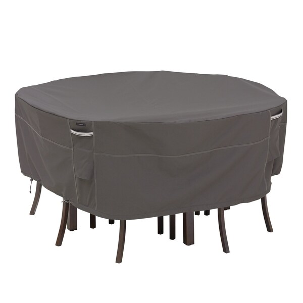 Classic Accessories Ravenna Medium Round Table/Chair Cover, 72"x72" - 55-157-035101-EC
