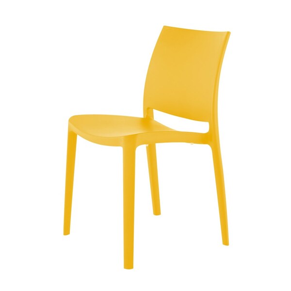 Lagoon Sensilla Resin Stackable Dining Chairs, 4PK - 7052YF-SBLGA