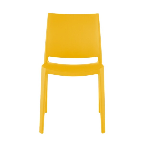 Lagoon Sensilla Resin Stackable Dining Chairs, 4PK - 7052YF-SBLGA