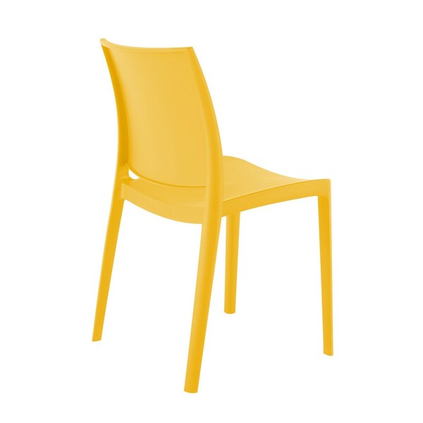 Lagoon Sensilla Resin Stackable Dining Chairs, 4PK - 7052YF-SBLGA