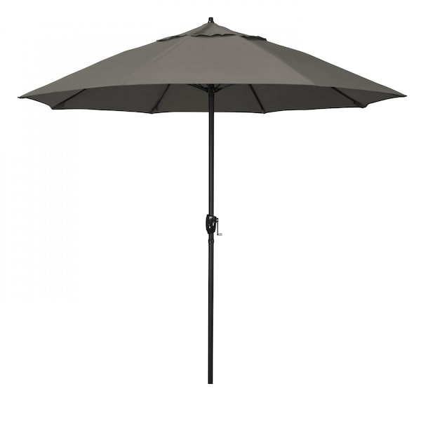 California Umbrella 9' Bronze Aluminum Market Patio Umbrella, Pacifica Taupe - 194061337752