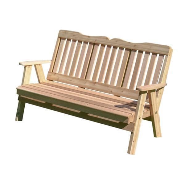 Gardencare 6 ft. Red Cedar Savannah English Garden Bench - GA2824879