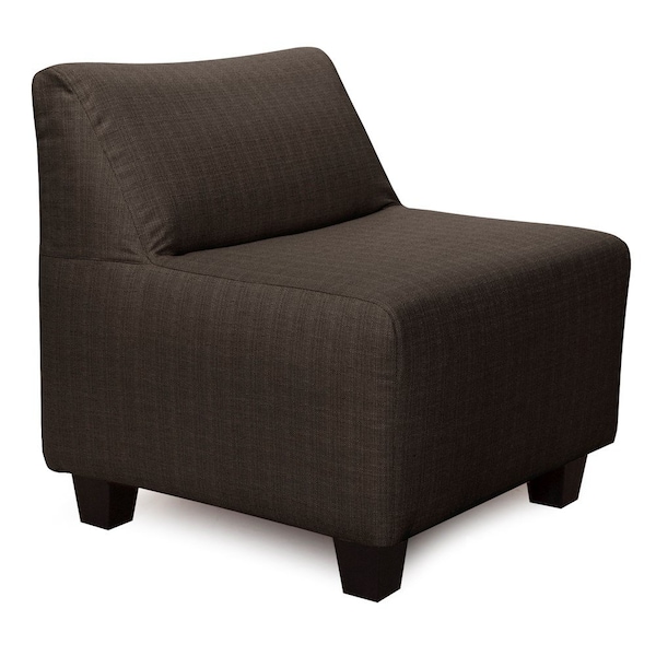 Howard Elliott Pod Chair Cover Textured solid sterling Charcoal - Cover Only - C823-201