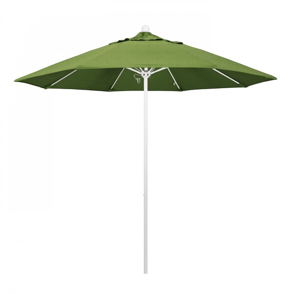 California Umbrella Patio Umbrella, Octagon, 103" H, Sunbrella Fabric, Spectrum Cilantro - 194061007129