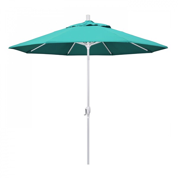 California Umbrella Patio Umbrella, Octagon, 101" H, Sunbrella Fabric, Aruba - 194061033913