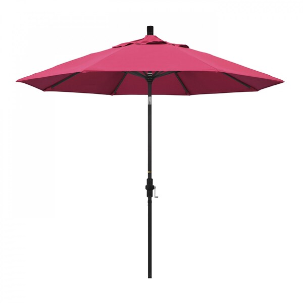 California Umbrella Patio Umbrella, Octagon, 102.38" H, Sunbrella Fabric, Hot Pink - 194061019078