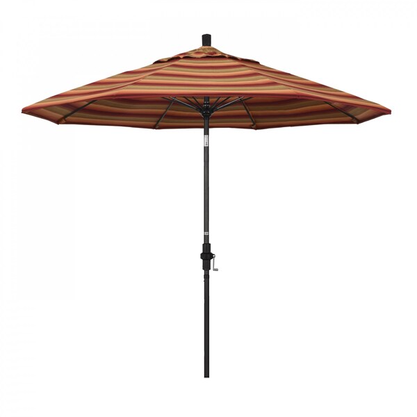 California Umbrella Patio Umbrella, Octagon, 101" H, Sunbrella Fabric, Astoria Sunset - 194061027837