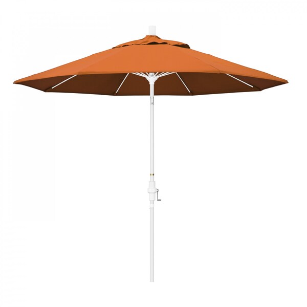 California Umbrella Patio Umbrella, Octagon, 101" H, Sunbrella Fabric, Tuscan - 194061026748
