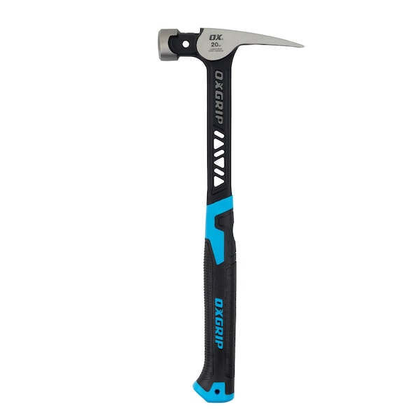 Ox Tools Pro Ultrastrike Framing Hammer - Smooth Face | 20-Ounce / 560-Grams - OX-P087320