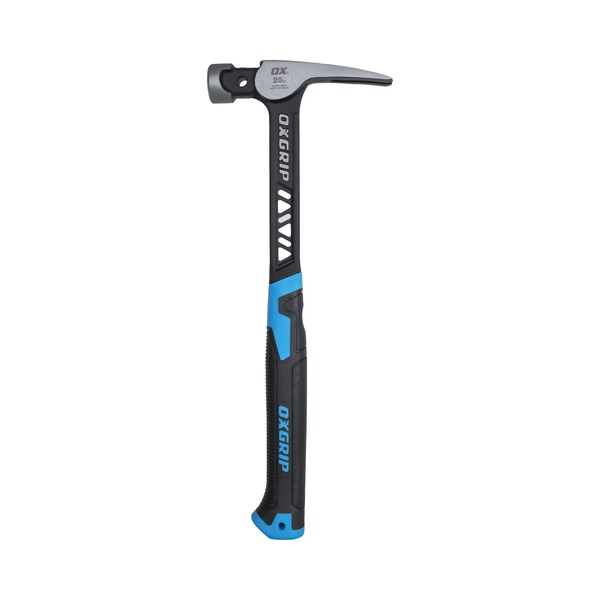 Ox Tools Pro Ultrastrike Framing Hammer - Smooth Face | 20-Ounce / 560-Grams - OX-P087320