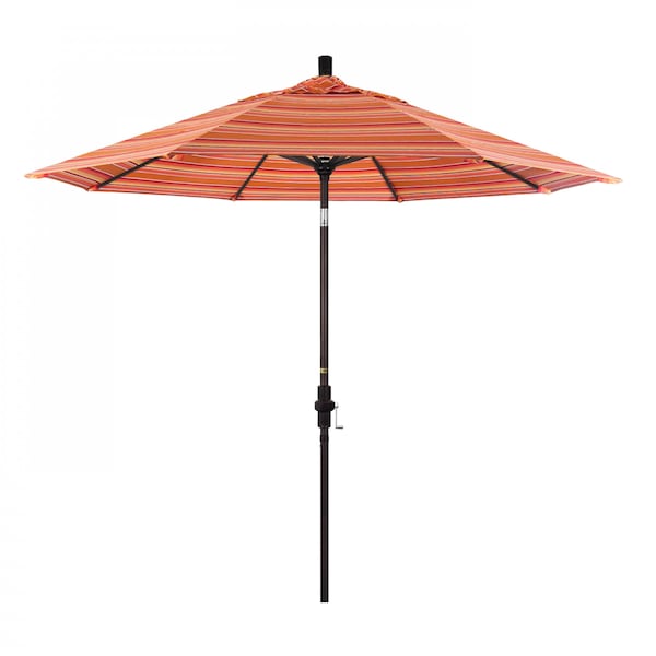 California Umbrella Patio Umbrella, Octagon, 102.38" H, Sunbrella Fabric, Dolce Mango - 194061017326