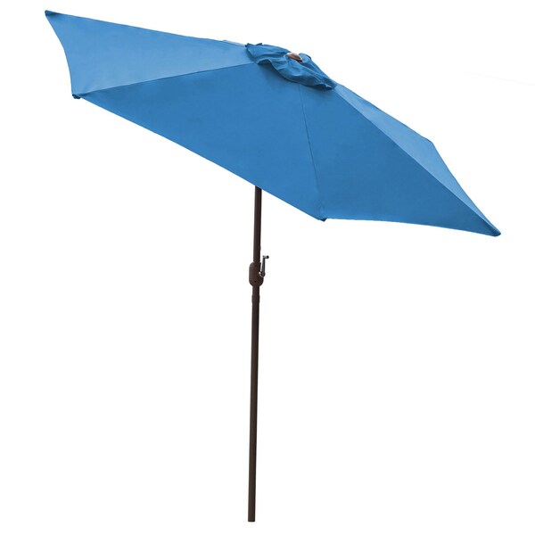 Panama Jack Outdoor Panama Jack Blue 9 Ft Alum Patio Umbrella W/Crank - PJO-6001-BLUE