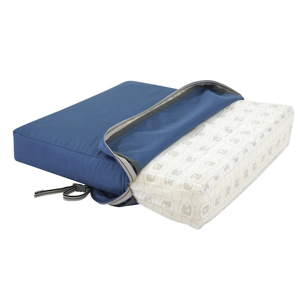 Classic Accessories Ravenna Water-Resistant Patio Bench/Settee Cushion, Empire Blue - 62-014-EMBLUE-EC
