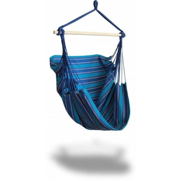Kings Pond Enterprises Kings Pond Enterprises 10041-KP Hammaka Woven Hammock Chair - Blue - 10041-KP