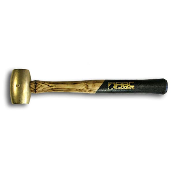 Abc Hammers 3 Lb. Brass Hammer With 15 In. Wood Handle - AB1842