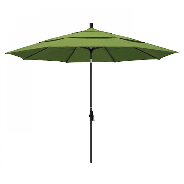 California Umbrella Patio Umbrella, Octagon, 110.5" H, Sunbrella Fabric, Spectrum Cilantro - 194061015230