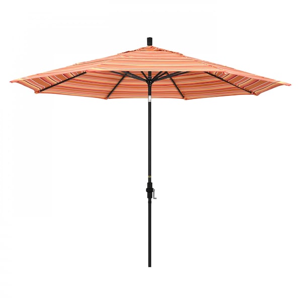 California Umbrella Patio Umbrella, Octagon, 110.5" H, Sunbrella Fabric, Dolce Mango - 194061015582
