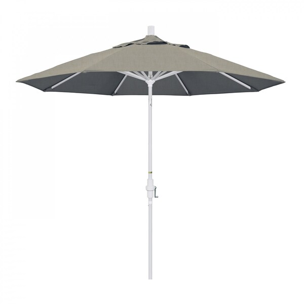 California Umbrella Patio Umbrella, Octagon, 102.38" H, Sunbrella Fabric, Spectrum Dove - 194061017883