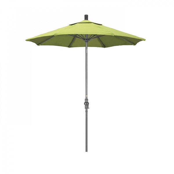 California Umbrella Patio Umbrella, Octagon, 102.5" H, Sunbrella Fabric, Parrot - 194061023136