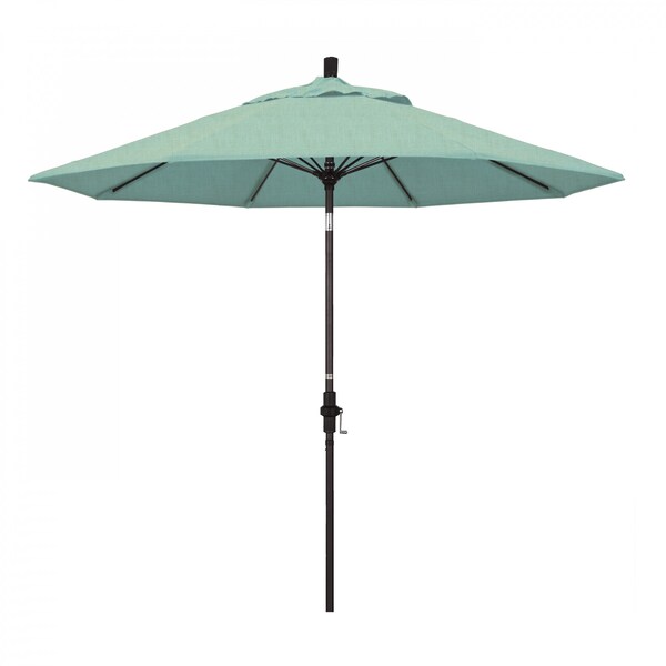 California Umbrella Patio Umbrella, Octagon, 101" H, Sunbrella Fabric, Spectrum Mist - 194061025642
