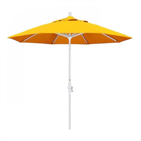 California Umbrella Patio Umbrella, Octagon, 102.38" H, Sunbrella Fabric, Sunflower Yellow - 194061018156