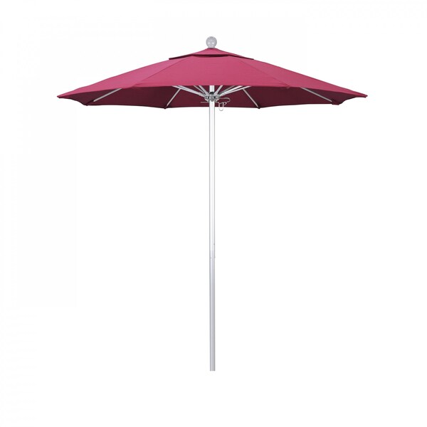 California Umbrella Patio Umbrella, Octagon, 96" H, Sunbrella Fabric, Hot Pink - 194061003046