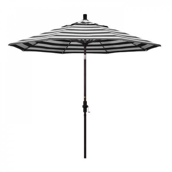 California Umbrella Patio Umbrella, Octagon, 102.38" H, Sunbrella Fabric, Cabana Classic - 194061017401
