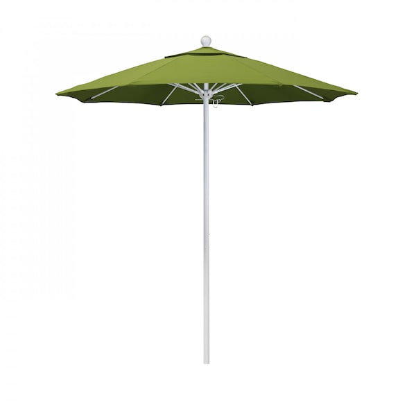 California Umbrella Patio Umbrella, Octagon, 96" H, Sunbrella Fabric, Macaw - 194061004685