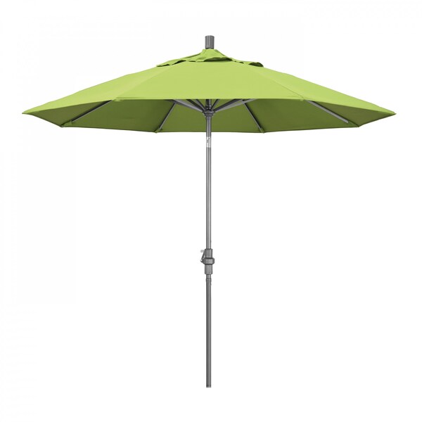 California Umbrella Patio Umbrella, Octagon, 102.38" H, Sunbrella Fabric, Parrot - 194061016176