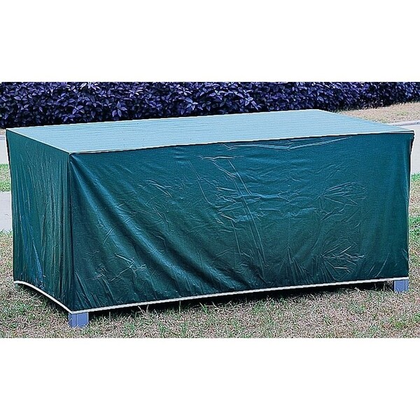 Seasonal Trends Table Cover, 74 in L, 46 in W, 24 in H, Vinyl, Green - CVRA-RCT-D