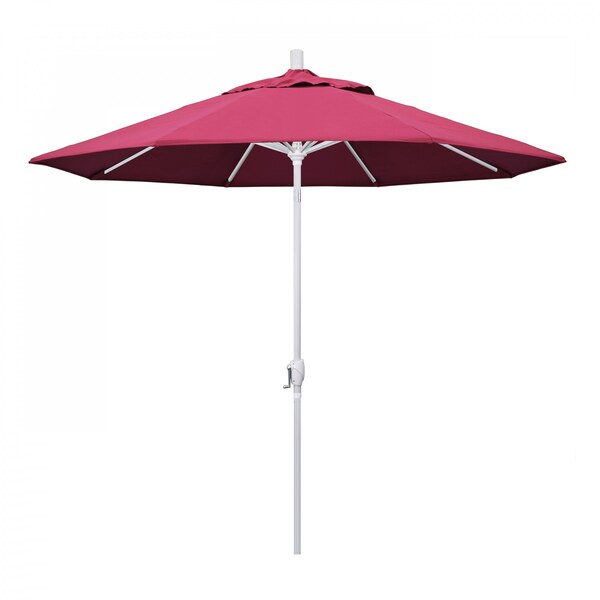 California Umbrella Patio Umbrella, Octagon, 101" H, Sunbrella Fabric, Hot Pink - 194061034033