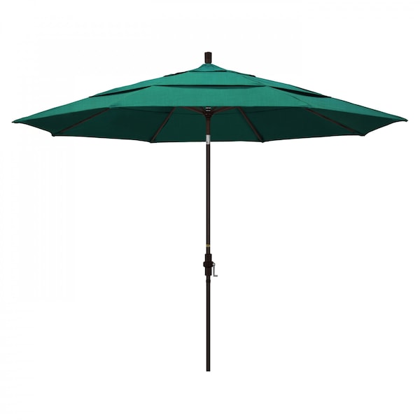 California Umbrella Patio Umbrella, Octagon, 110.5" H, Sunbrella Fabric, Spectrum Aztec - 194061013588