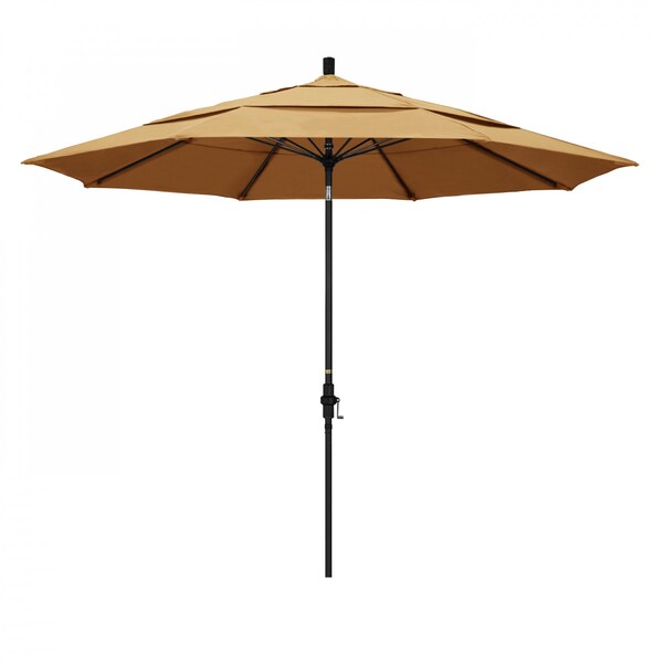 California Umbrella Patio Umbrella, Octagon, 109.5" H, Sunbrella Fabric, Wheat - 194061022351