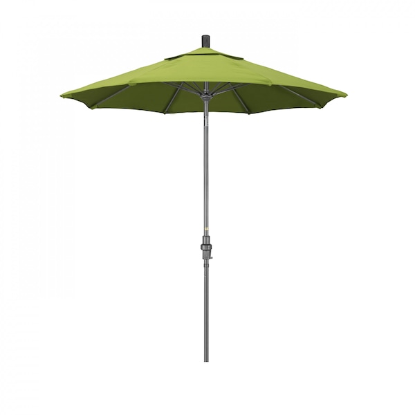 California Umbrella Patio Umbrella, Octagon, 102.5" H, Sunbrella Fabric, Macaw - 194061023259