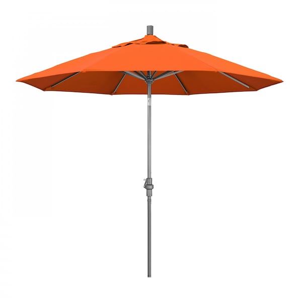 California Umbrella Patio Umbrella, Octagon, 102.38" H, Sunbrella Fabric, Melon - 194061016244