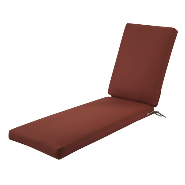 Classic Accessories Ravenna Chaise Cushion, Spice, 72"x21"x3" - 62-001-SPICE-EC