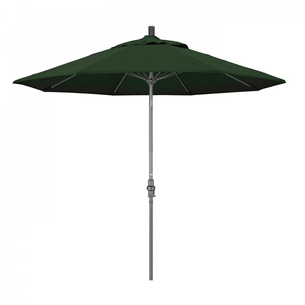 California Umbrella Patio Umbrella, Octagon, 101" H, Pacifica Fabric, Hunter Green - 194061025581