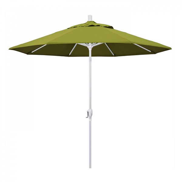 California Umbrella Patio Umbrella, Octagon, 101" H, Pacifica Fabric, Ginkgo - 194061034460
